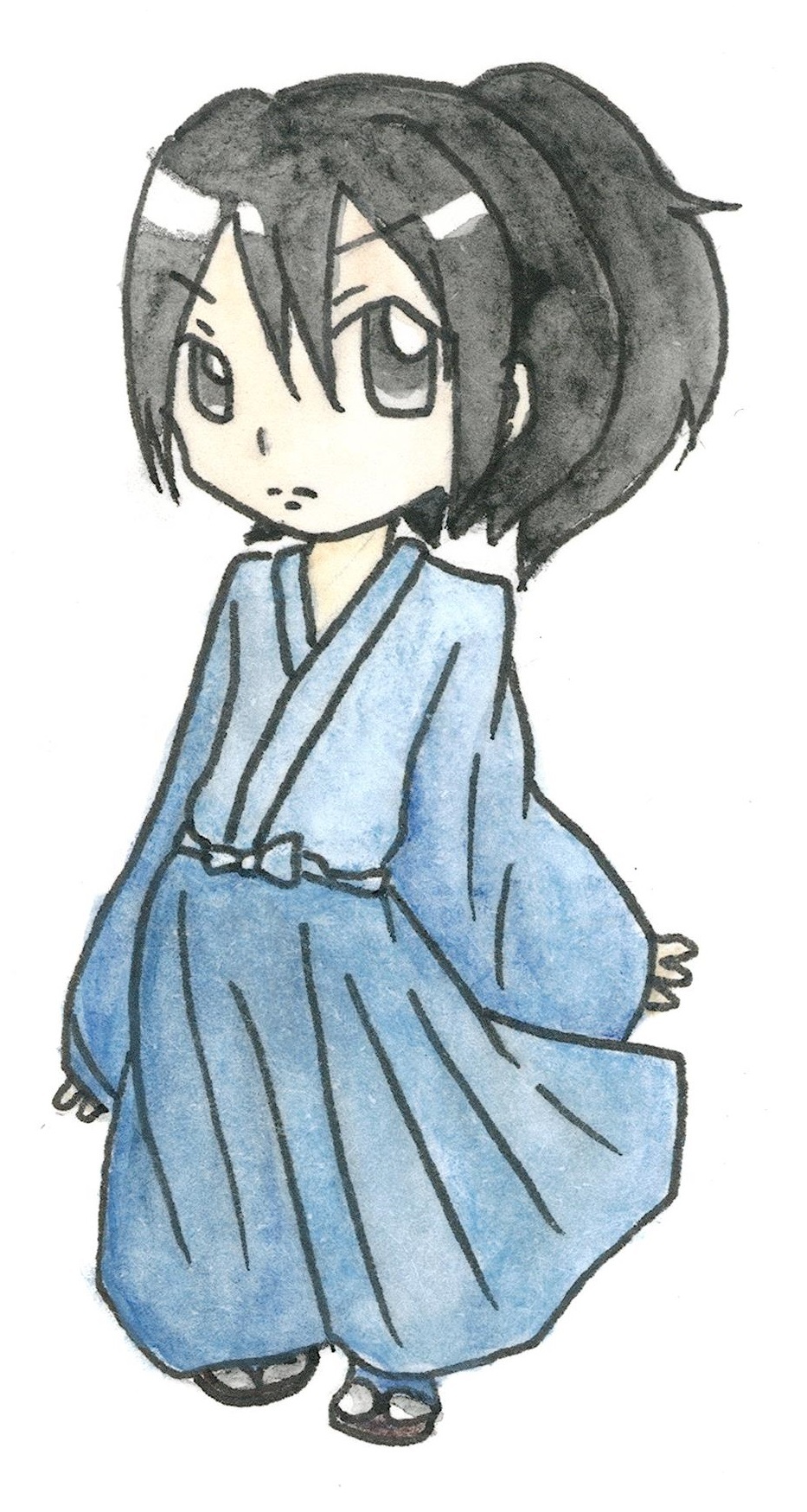 中学生が描いた亀之丞