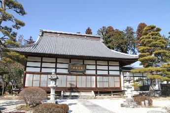 松源寺と松岡城跡2