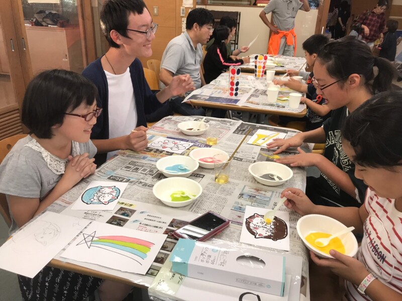 色砂お絵かき