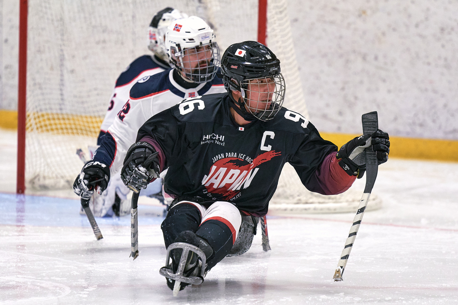 熊谷選手がプレーしている様子